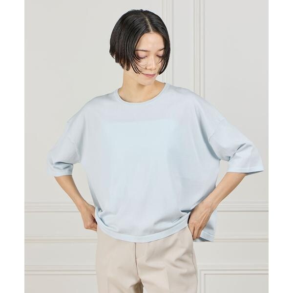イネド（INED）/Tシャツ風サマーニット_4