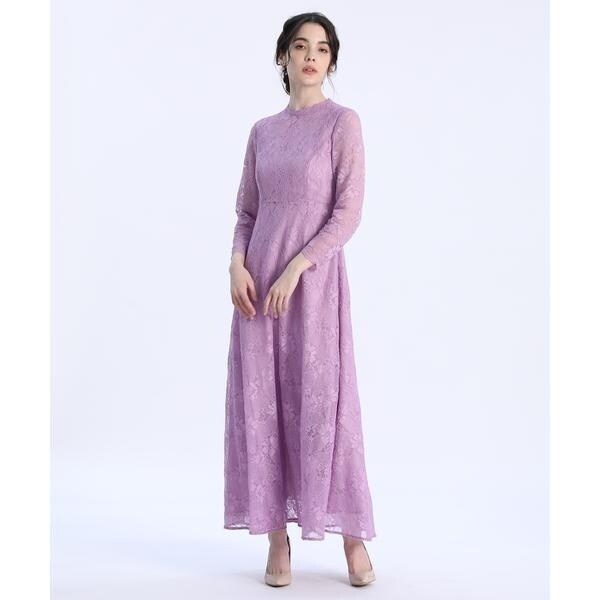 マーリエ ル カセット（Maglie le cassetto）/《M Maglie le cassetto》ラッセルレースロングドレス