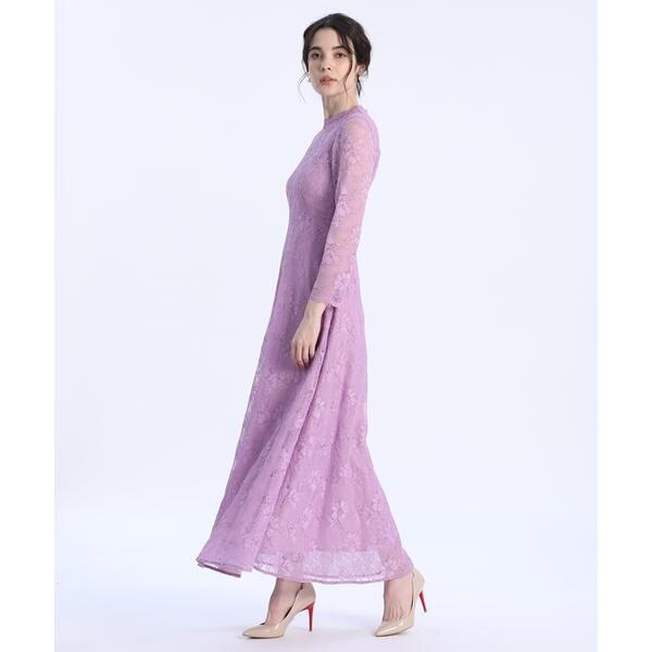 マーリエ ル カセット（Maglie le cassetto）/《M Maglie le cassetto》ラッセルレースロングドレス