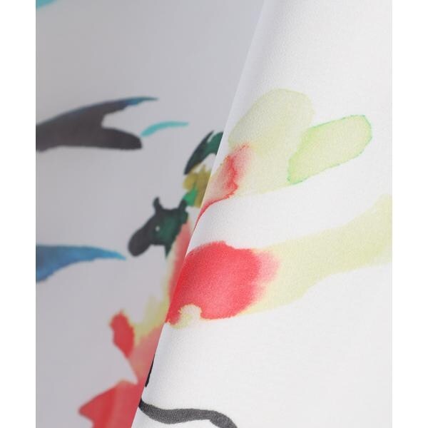 マーリエ ル カセット（Maglie le cassetto）/《M Maglie le cassetto》フラワープリントレースドレス