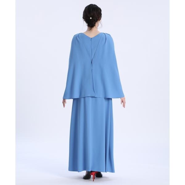 マーリエ ル カセット（Maglie le cassetto）/《M Maglie le cassetto》ケープ付3WAYロングドレス