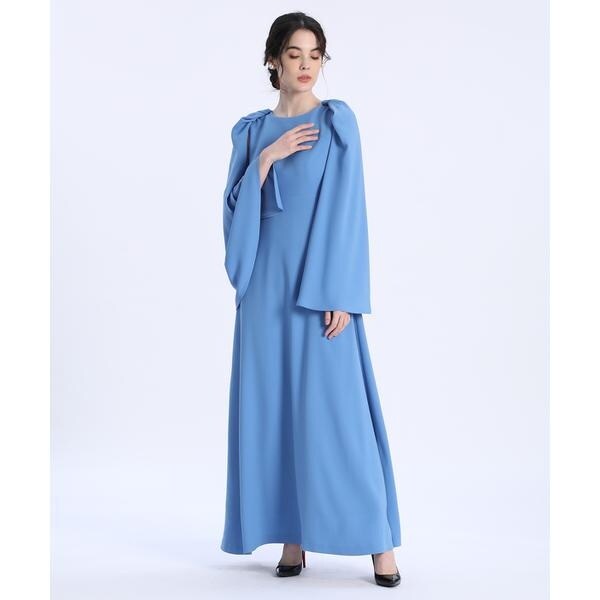 マーリエ ル カセット（Maglie le cassetto）/《M Maglie le cassetto》ケープ付3WAYロングドレス