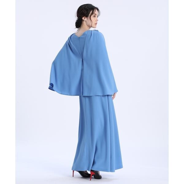 マーリエ ル カセット（Maglie le cassetto）/《M Maglie le cassetto》ケープ付3WAYロングドレス