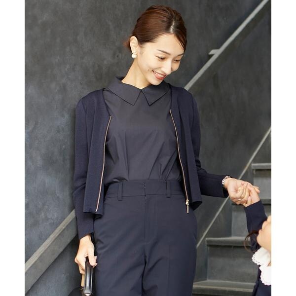 マーリエ ル カセット（Maglie le cassetto）/《M Maglie le cassetto×吉田理紗》2WAY衿のパワショル“華”ブラウス