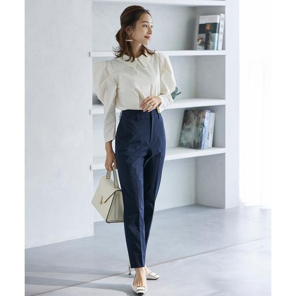 マーリエ ル カセット（Maglie le cassetto）/《M Maglie le cassetto×吉田理紗》2WAY衿のパワショル“華”ブラウス