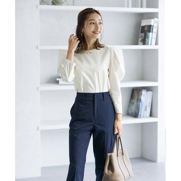 マーリエ ル カセット（Maglie le cassetto）/《M Maglie le cassetto×吉田理紗》2WAY衿のパワショル“華”ブラウス