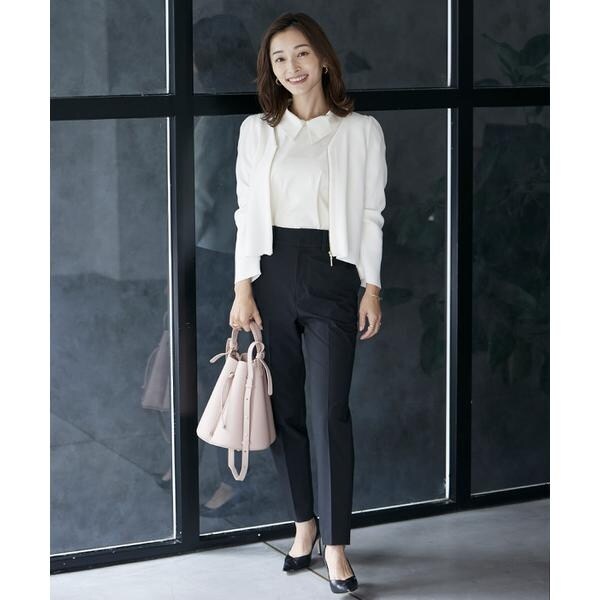 マーリエ ル カセット（Maglie le cassetto）/《M Maglie le cassetto×吉田理紗》2WAY衿のパワショル“華”ブラウス