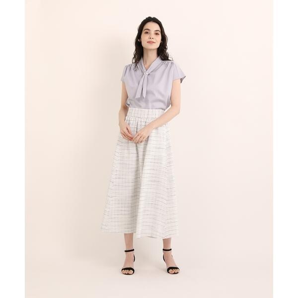 マーリエ ル カセット/《プラスサイズ》サマーツイードスカート マーリエ ル カセット/《プラスサイズ》サマーツイードスカートの通販