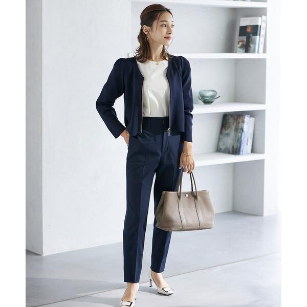 マーリエ ル カセット（Maglie le cassetto）/《M Maglie le cassetto×吉田理紗》美脚ストレートパンツ