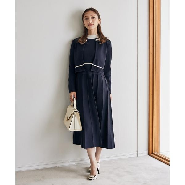 マーリエ ル カセット（Maglie le cassetto）/ 《M Maglie le cassetto》バイカラーボレロカーディガン