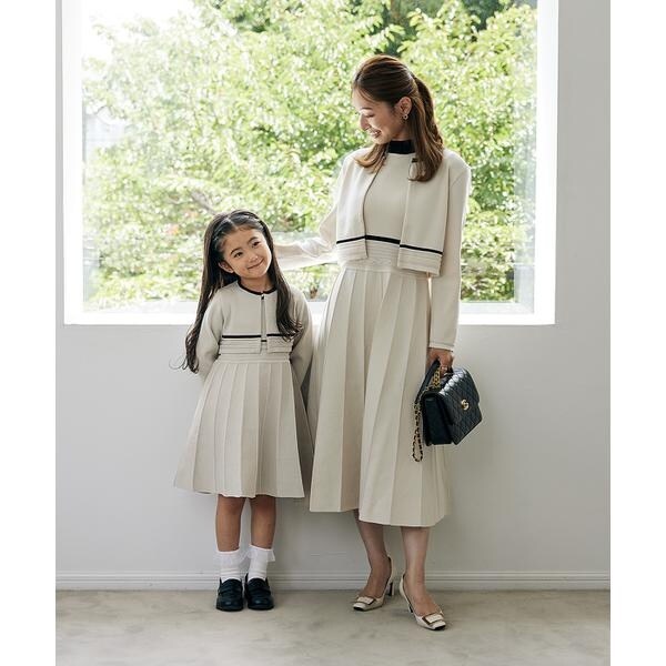 マーリエ ル カセット（Maglie le cassetto）/ 《M Maglie le cassetto》バイカラーボレロカーディガン