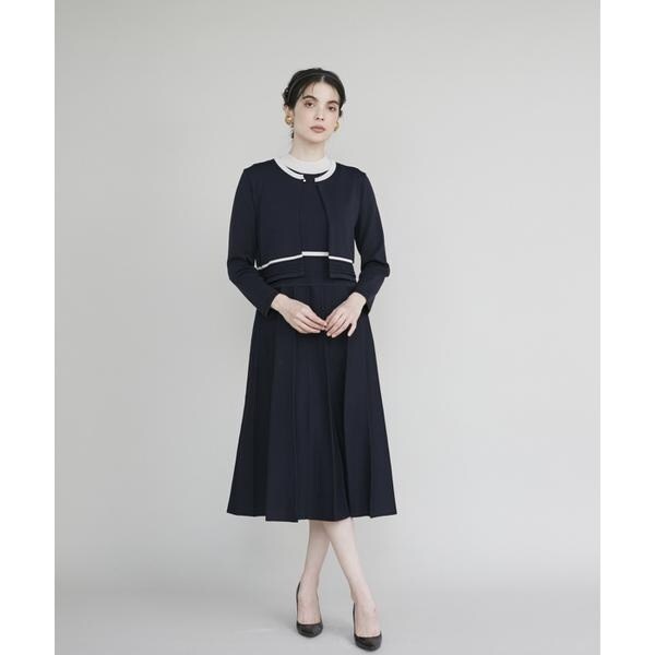 マーリエ ル カセット（Maglie le cassetto）/ 《M Maglie le cassetto》バイカラーボレロカーディガン