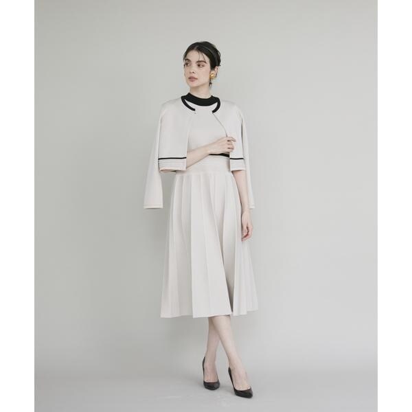 マーリエ ル カセット（Maglie le cassetto）/ 《M Maglie le cassetto》バイカラーボレロカーディガン