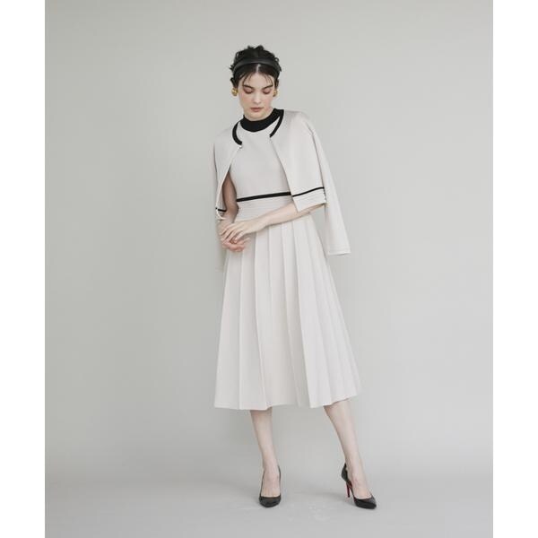 マーリエ ル カセット（Maglie le cassetto）/ 《M Maglie le cassetto》バイカラーボレロカーディガン