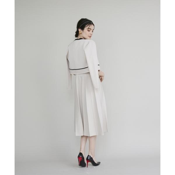 マーリエ ル カセット（Maglie le cassetto）/ 《M Maglie le cassetto》バイカラーボレロカーディガン