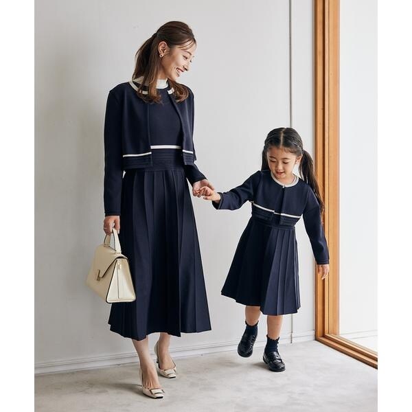 マーリエ ル カセット（Maglie le cassetto）/《M Maglie le cassetto》バイカラーニットワンピース