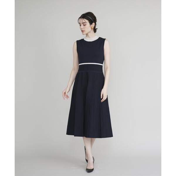 マーリエ ル カセット（Maglie le cassetto）/《M Maglie le cassetto》バイカラーニットワンピース