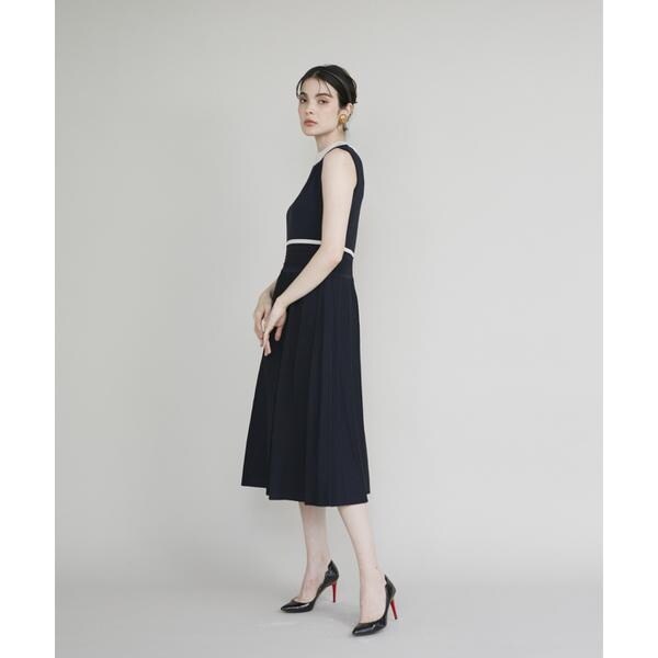 マーリエ ル カセット（Maglie le cassetto）/《M Maglie le cassetto》バイカラーニットワンピース