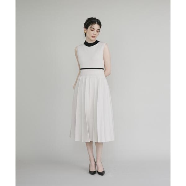 マーリエ ル カセット（Maglie le cassetto）/《M Maglie le cassetto》バイカラーニットワンピース