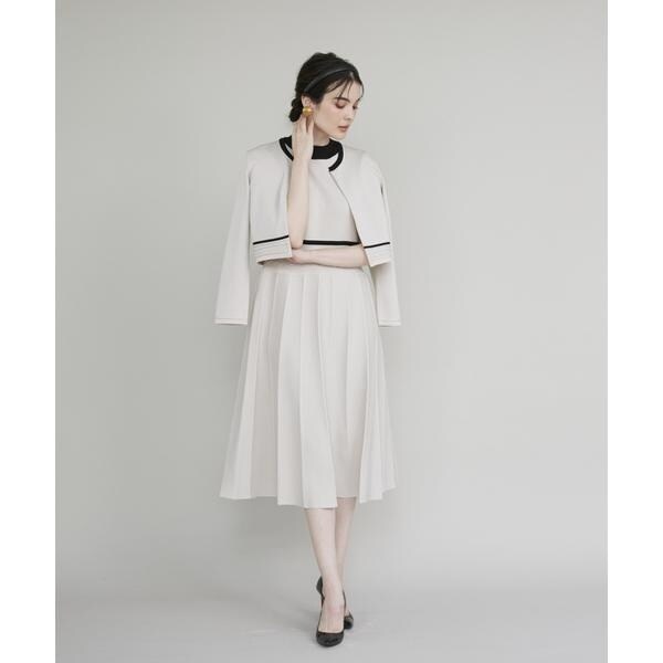 マーリエ ル カセット（Maglie le cassetto）/《M Maglie le cassetto》バイカラーニットワンピース