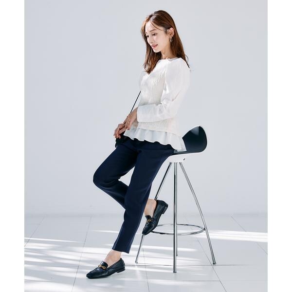 マーリエ ル カセット（Maglie le cassetto）/《M Maglie le cassetto×吉田理紗》ビスチェ風ジャガードブラウス