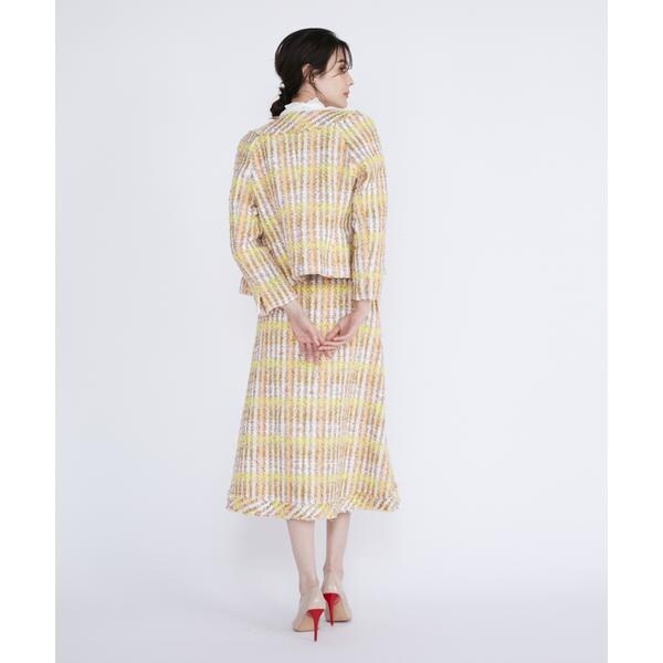 マーリエ ル カセット（Maglie le cassetto）/《M Maglie le cassetto》コットンキャンディーツイードジャケット