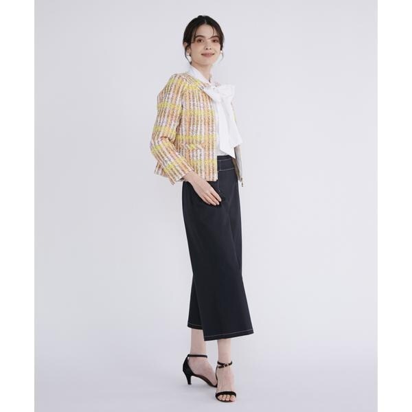 マーリエ ル カセット（Maglie le cassetto）/《M Maglie le cassetto》コットンキャンディーツイードジャケット