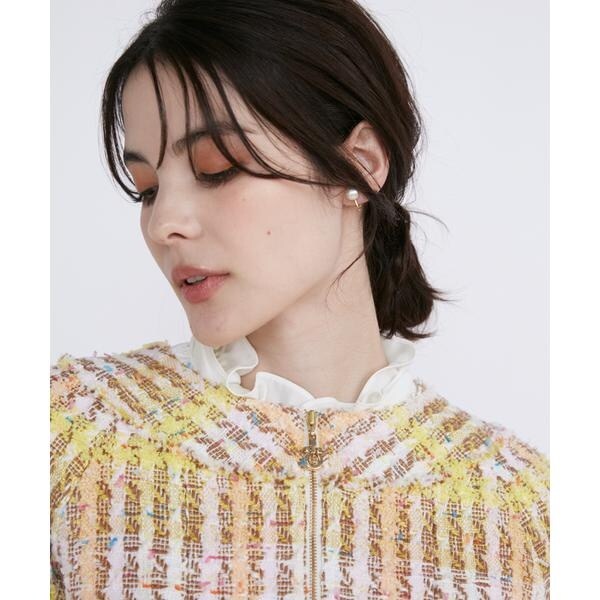 マーリエ ル カセット（Maglie le cassetto）/《M Maglie le cassetto》コットンキャンディーツイードジャケット