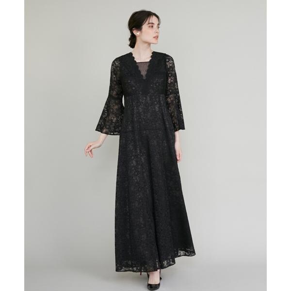 マーリエ ル カセット（Maglie le cassetto）/《M Maglie le cassetto》フラワーレースロングドレス