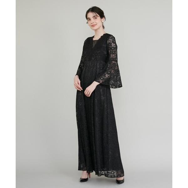マーリエ ル カセット（Maglie le cassetto）/《M Maglie le cassetto》フラワーレースロングドレス