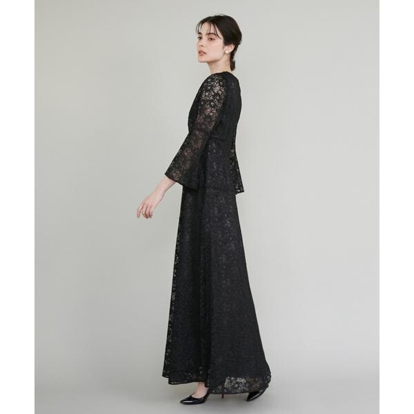 マーリエ ル カセット（Maglie le cassetto）/《M Maglie le cassetto》フラワーレースロングドレス