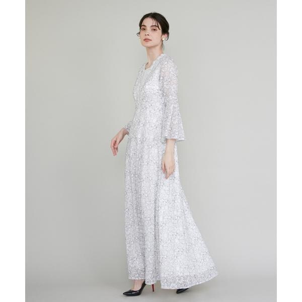 マーリエ ル カセット（Maglie le cassetto）/《M Maglie le cassetto》フラワーレースロングドレス