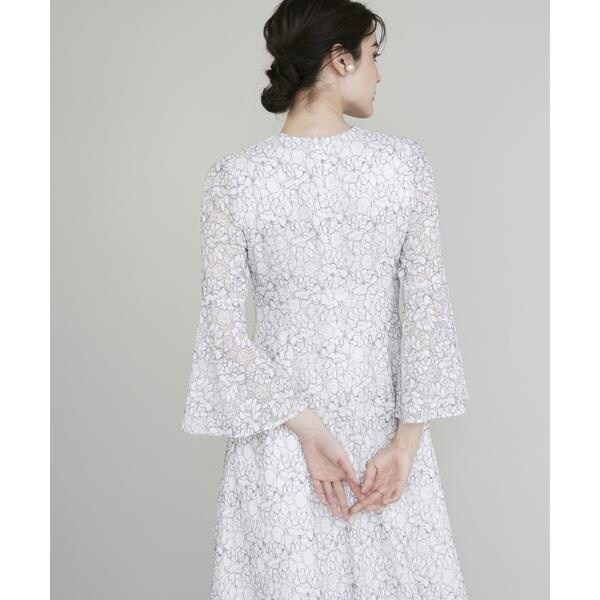 マーリエ ル カセット（Maglie le cassetto）/《M Maglie le cassetto》フラワーレースロングドレス