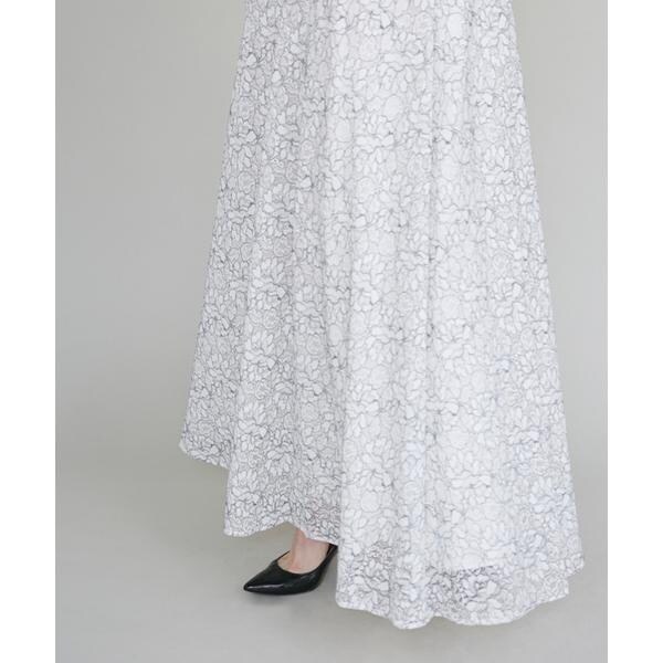 マーリエ ル カセット（Maglie le cassetto）/《M Maglie le cassetto》フラワーレースロングドレス