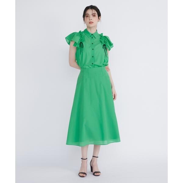 マーリエ ル カセット（Maglie le cassetto）/ハイウエストフレアスカートの通販は 8,712円