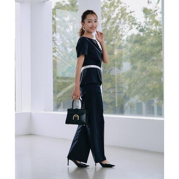 マーリエ ル カセット（Maglie le cassetto）/《M Maglie le cassetto×吉田理紗》凛と“サマみえ”ペプラムブラウス