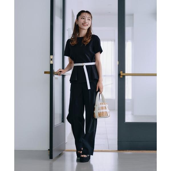 マーリエ ル カセット（Maglie le cassetto）/《M Maglie le cassetto×吉田理紗》凛と“サマみえ”ペプラムブラウス