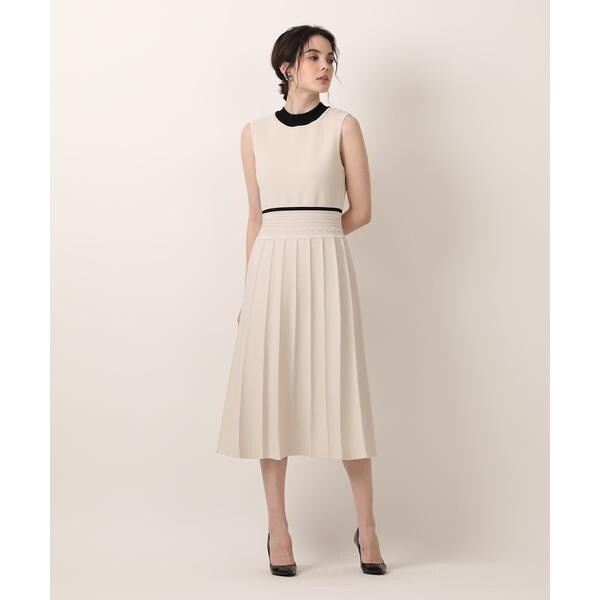 マーリエ ル カセット（Maglie le cassetto）/《M Maglie le cassetto》バイカラーニットワンピース