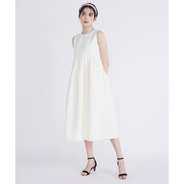 マーリエ ル カセット（Maglie le cassetto）/《プラスサイズ》フラワージャガードティアードワンピース《M Maglie le cass