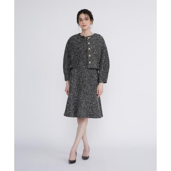 マーリエ ル カセット（Maglie le cassetto）/《M Maglie le cassetto》スパンコールツイードワンピース