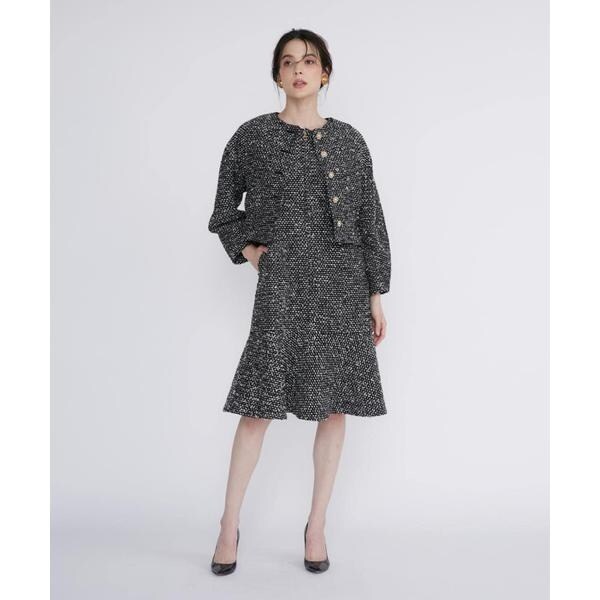 マーリエ ル カセット（Maglie le cassetto）/《M Maglie le cassetto》スパンコールツイードワンピース