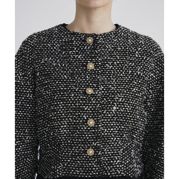 マーリエ ル カセット（Maglie le cassetto）/《M Maglie le cassetto》スパンコールツイードジャケット