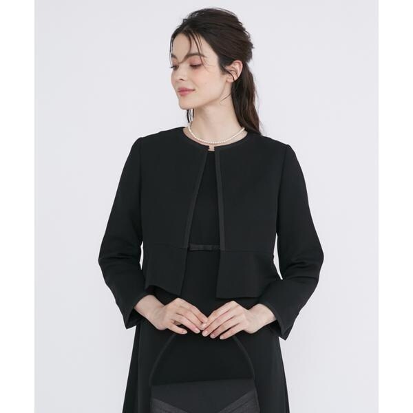 マーリエ ル カセット（Maglie le cassetto）/《大きいサイズ》《WEB限定》ブラックフォーマルジャケット