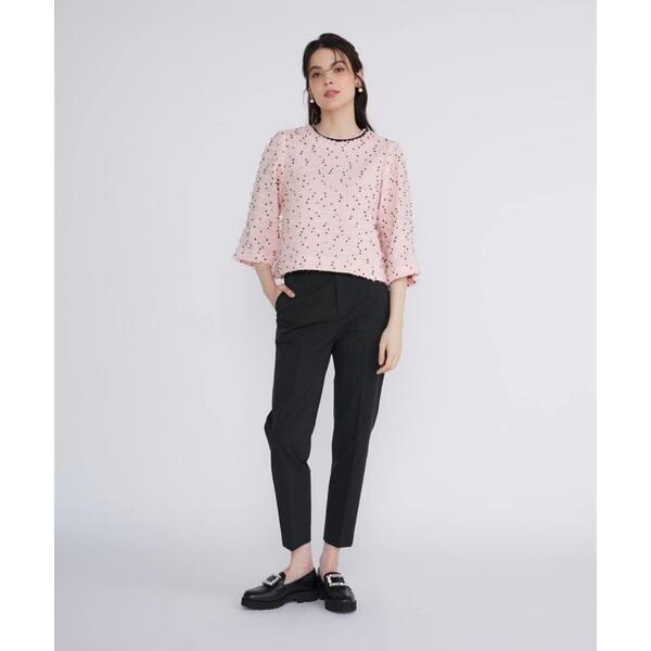 マーリエ ル カセット（Maglie le cassetto）/《M Maglie le cassetto》ツイードブラウス《Linton Tweeds》