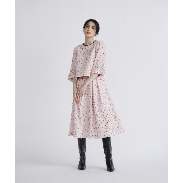 マーリエ ル カセット（Maglie le cassetto）/《M Maglie le cassetto》ツイードスカート《Linton Tweeds》