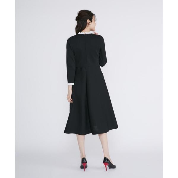 マーリエ ル カセット（Maglie le cassetto）/《M Maglie le cassetto》フリルデザインニットワンピ?ス