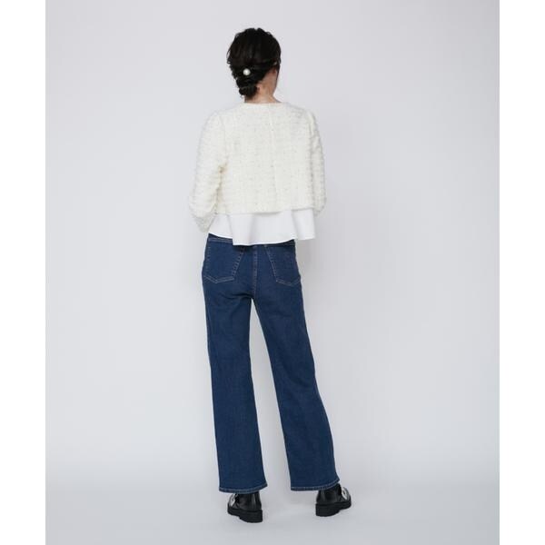 マーリエ ル カセット（Maglie le cassetto）/《M Maglie le cassetto》ラメスパンコールツイードブラウス