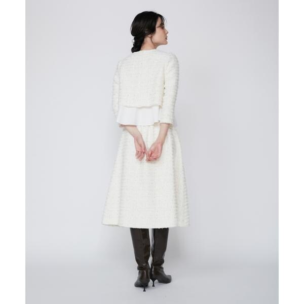 マーリエ ル カセット（Maglie le cassetto）/《M Maglie le cassetto》ラメスパンコールツイードブラウス