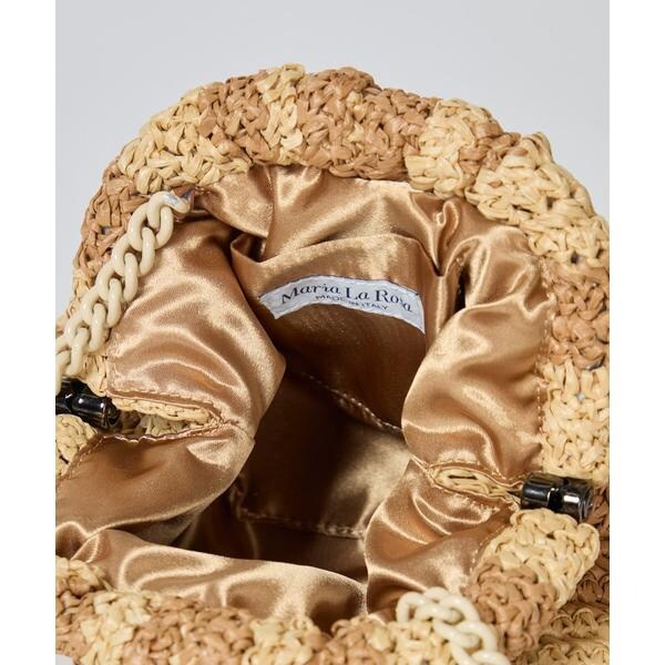 マーリエ ル カセット（Maglie le cassetto）/ミニストライプクラッチバッグ《Maria La Rosa》