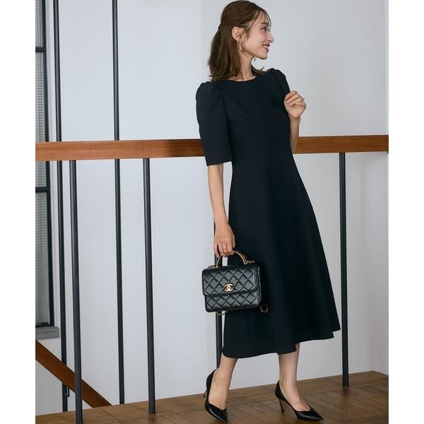 マーリエ ル カセット（Maglie le cassetto）/《M Maglie le cassetto×吉田理紗》クチュールシルエットワンピース